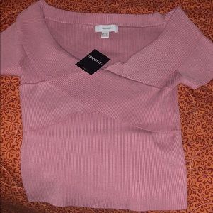 Off the shoulder sweater